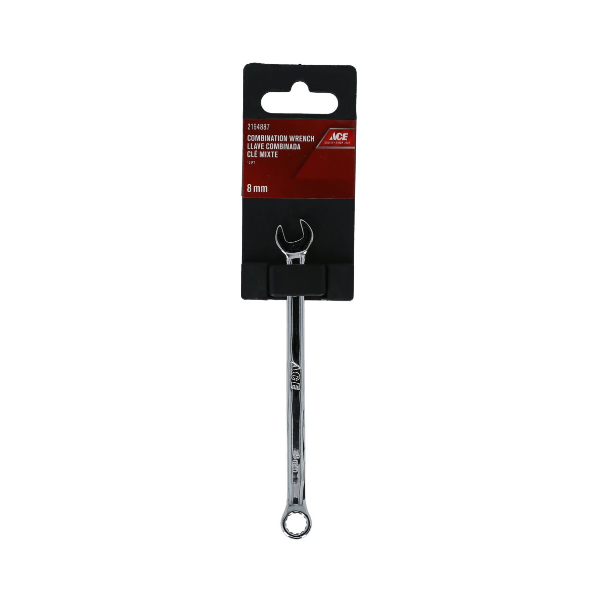 Ace Combination Wrench Silver 8mm